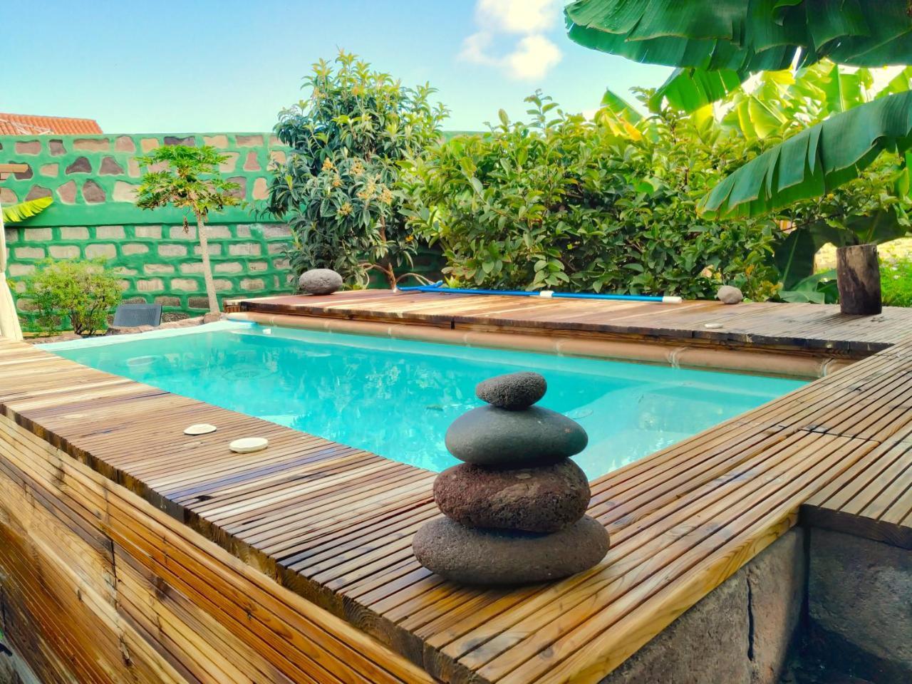 Villa Canaria Piscina Jacuzzi Jardin Santa Maria de Guia de Gran Canaria Kültér fotó