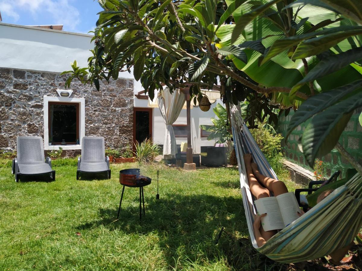 Villa Canaria Piscina Jacuzzi Jardin Santa Maria de Guia de Gran Canaria Kültér fotó